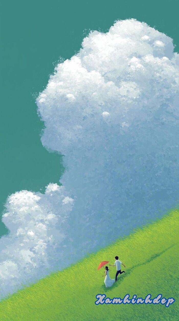 ảnh nền mây chill