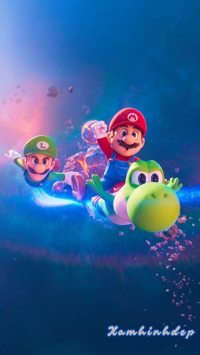 ảnh nền super mario siêu cute