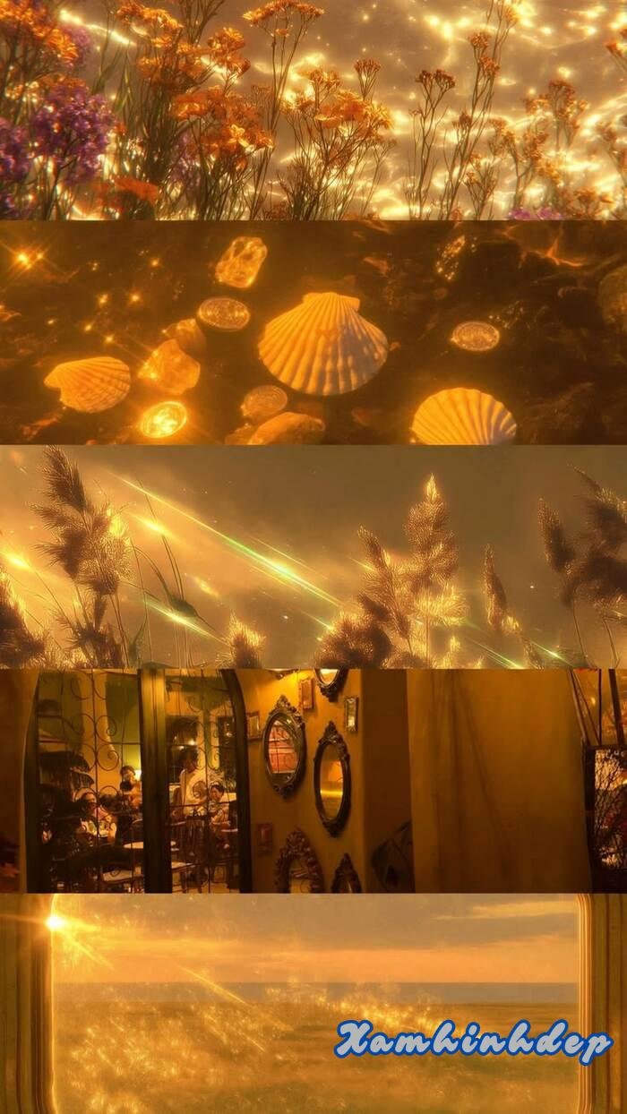 ảnh nền vàng chill