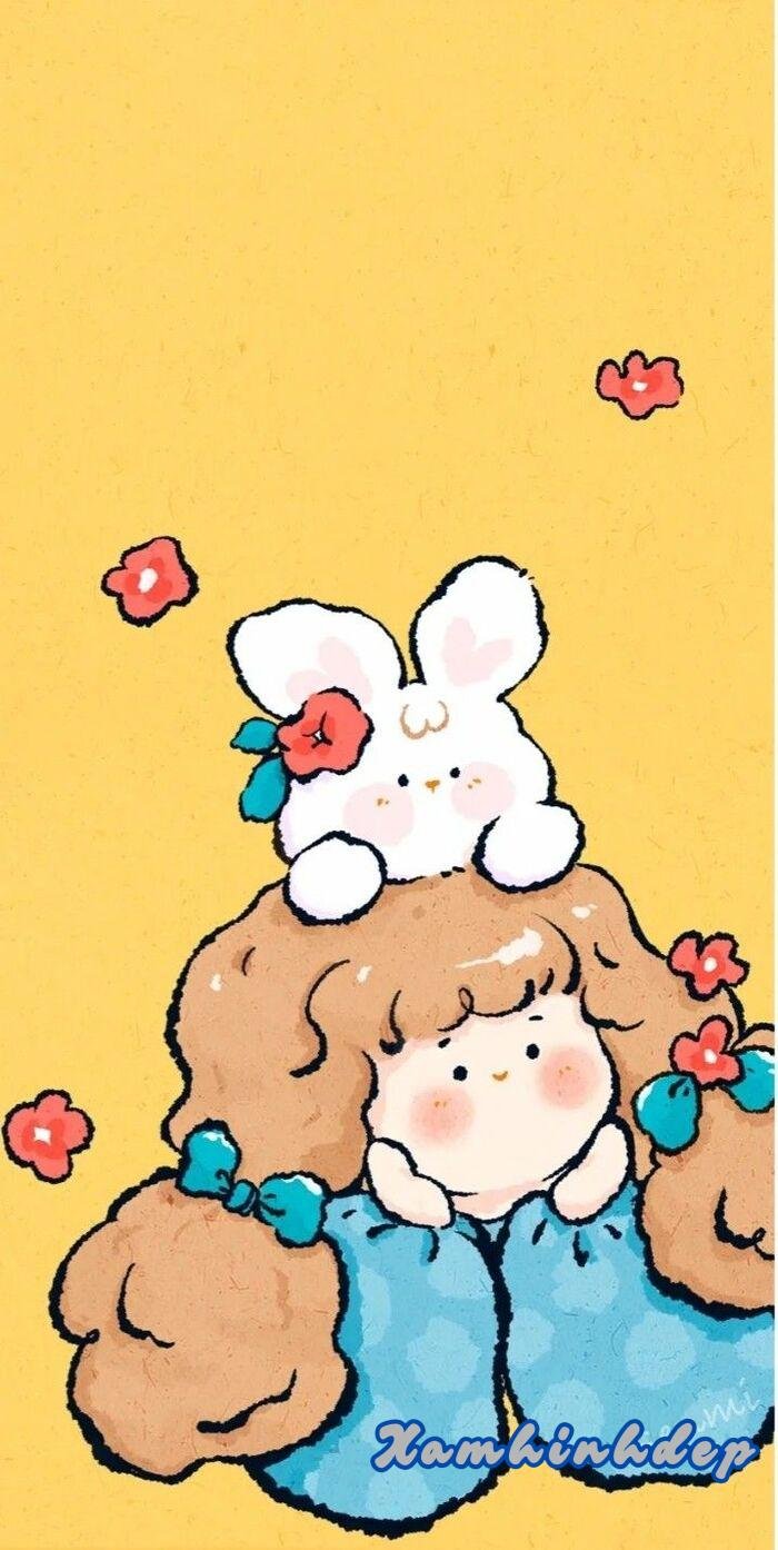 ảnh nền vàng cho người mệnh kim siêu cute