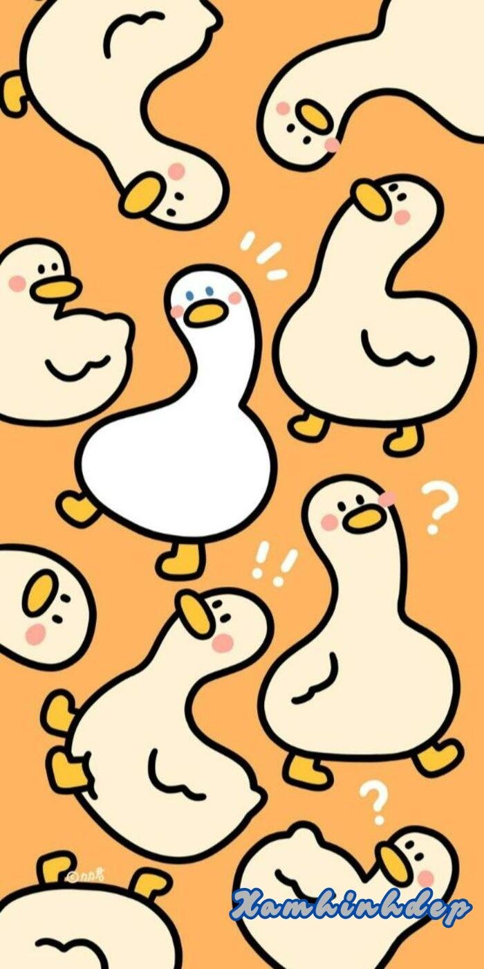 ảnh nền vàng đáng yêu