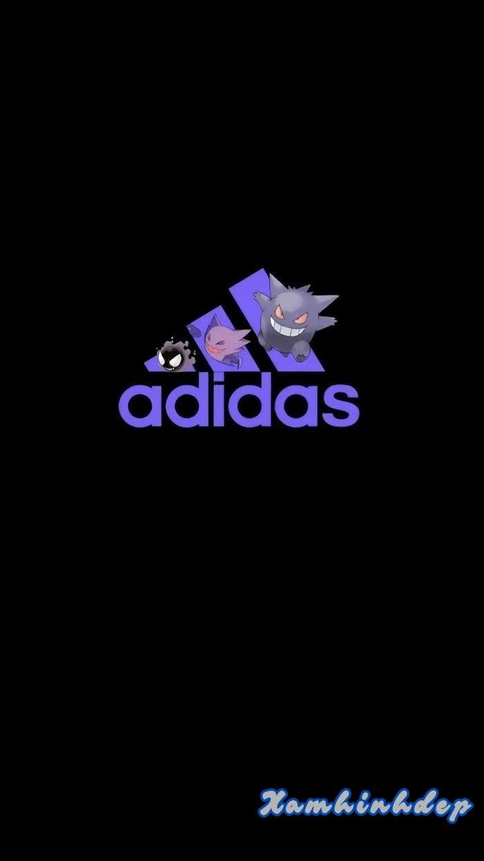 hình nền adidas màu đen