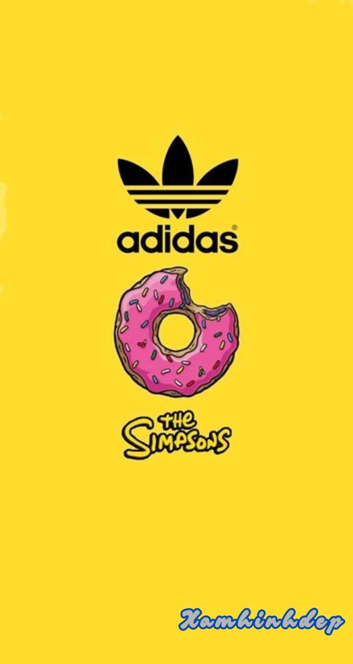 hình nền adidas màu vàng