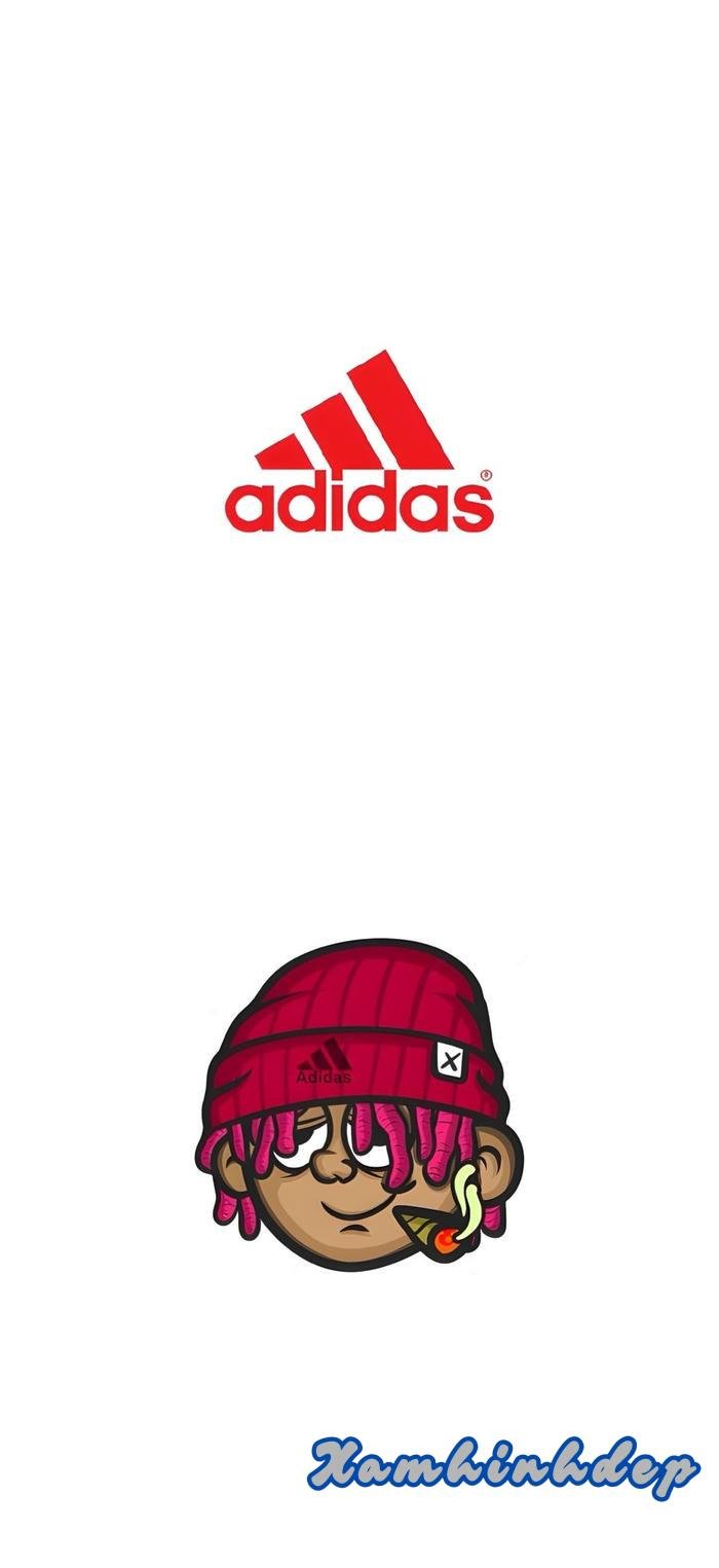 hình nền adidas nền trắng