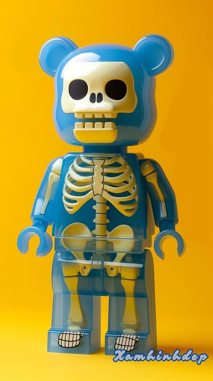 hình nền bearbrick ngầu lòi