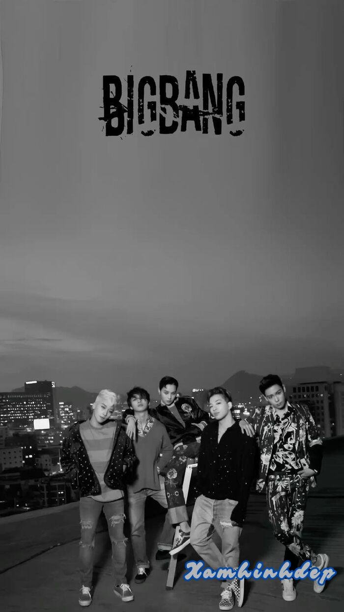 hình nền bigbang đen trắng