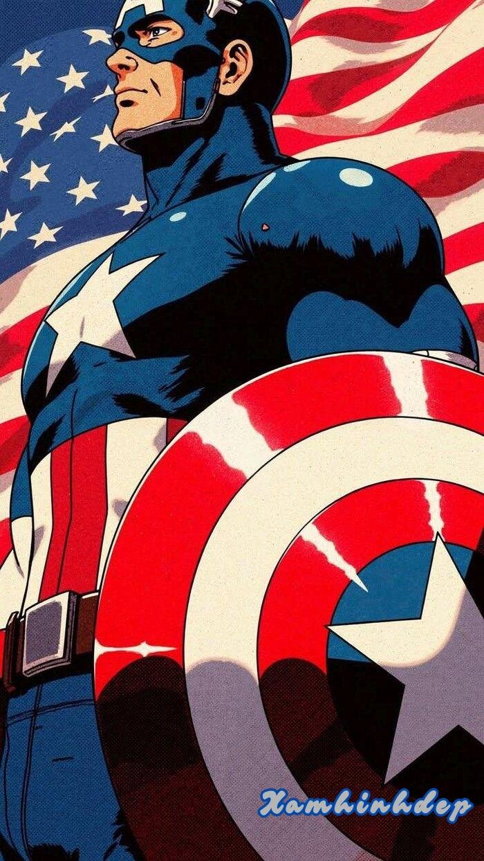 hình nền captain america siêu chất