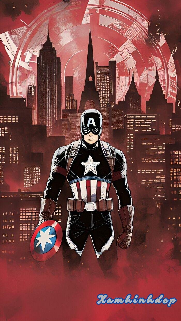 hình nền captain america siêu ngầu