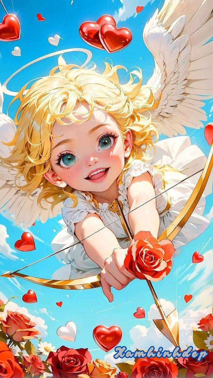 hình nền cầu duyên cupid xinh