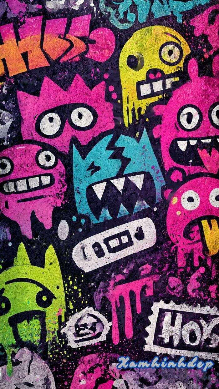 hình nền graffiti ngầu nhất