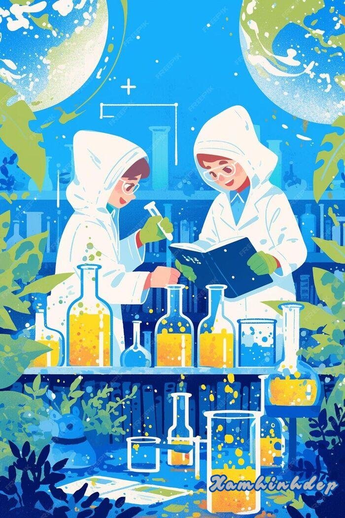 hình nền hóa học ảo nhất