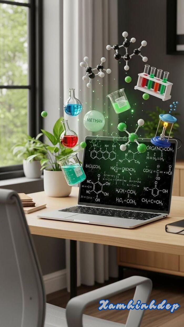 hình nền hóa học cực bựa