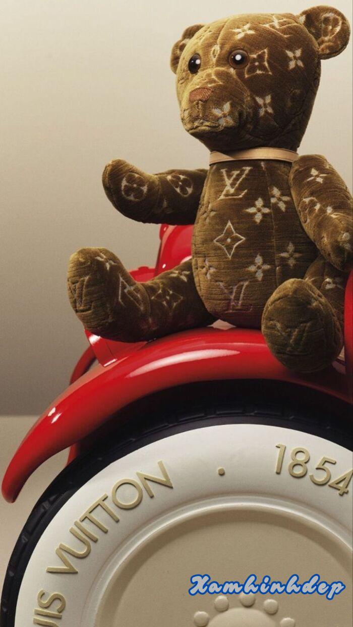 hình nền louis vuitton gấu