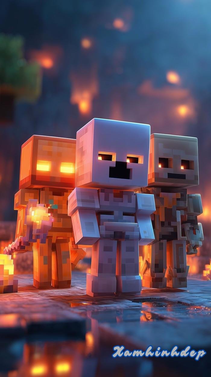 hình nền minecraft chất hot
