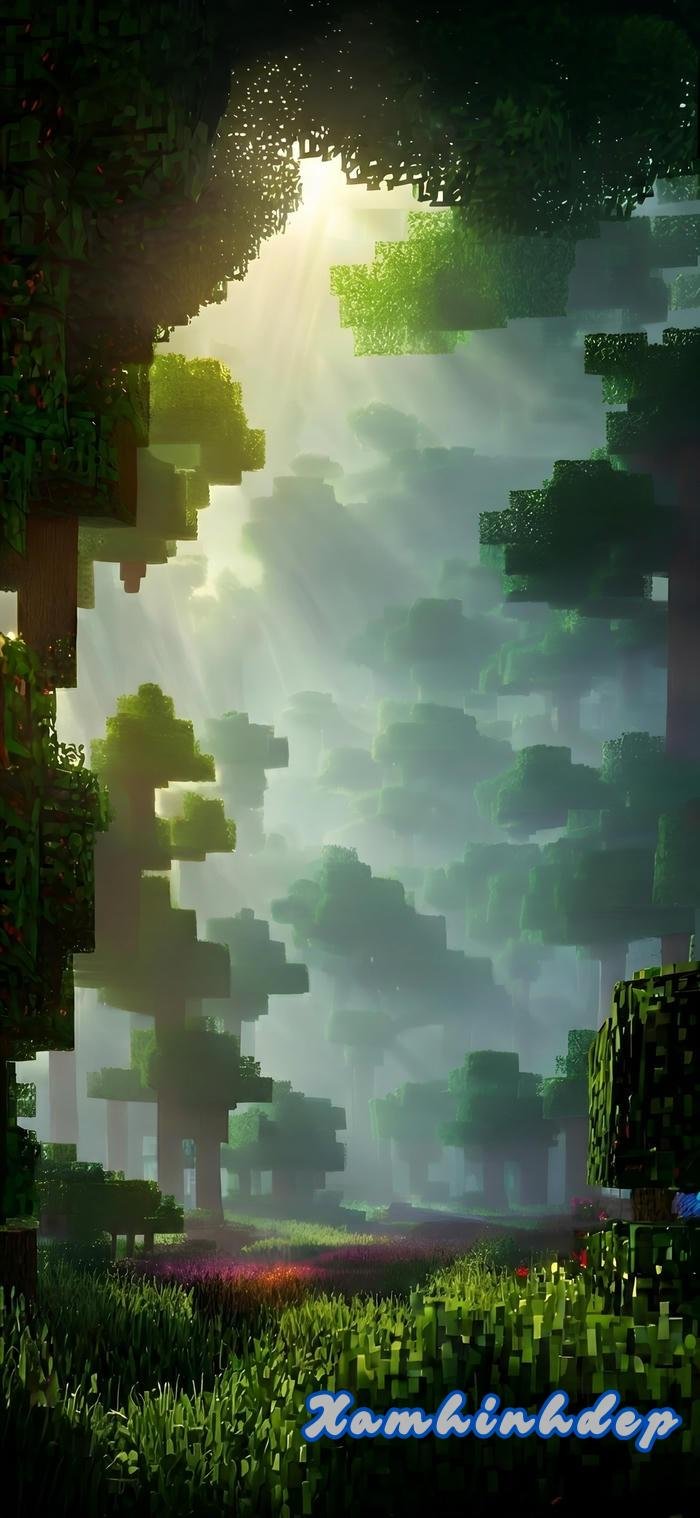 hình nền minecraft nature siêu đẹp