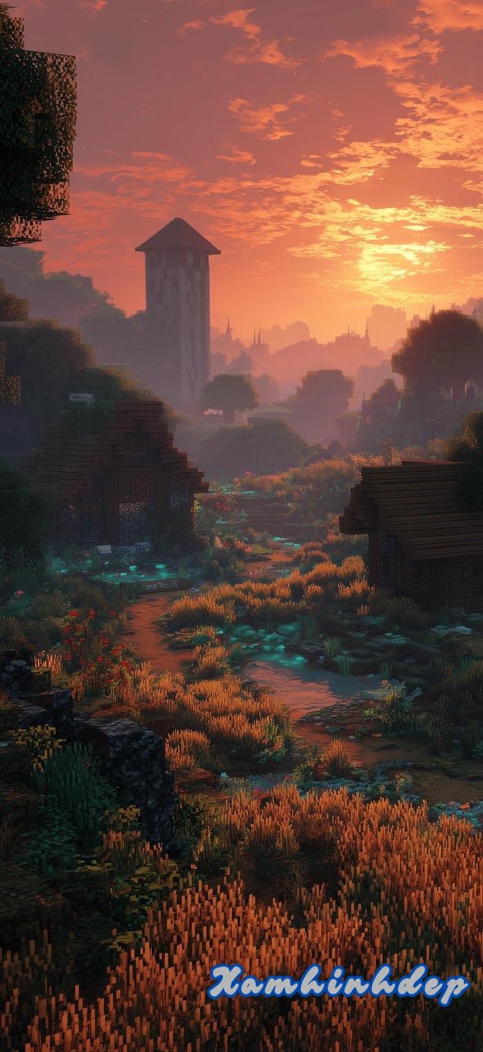 hình nền minecraft ngầu nhất