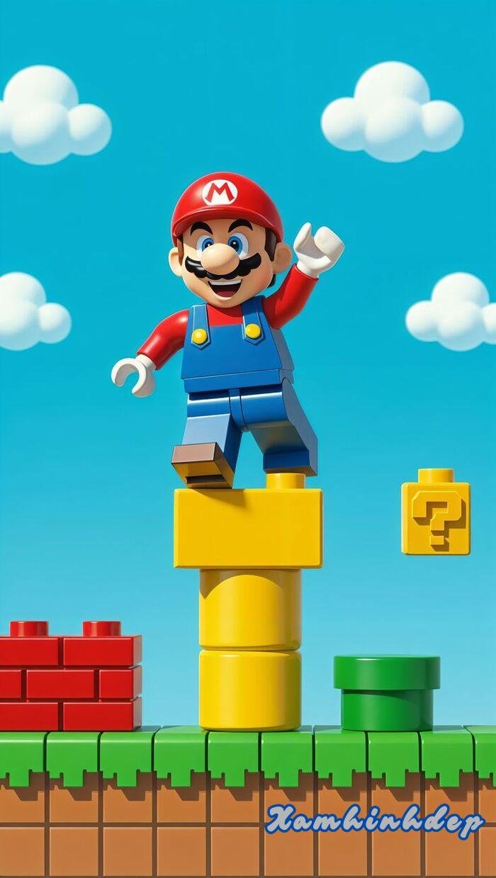 hình nền super mario cực đáng yêu