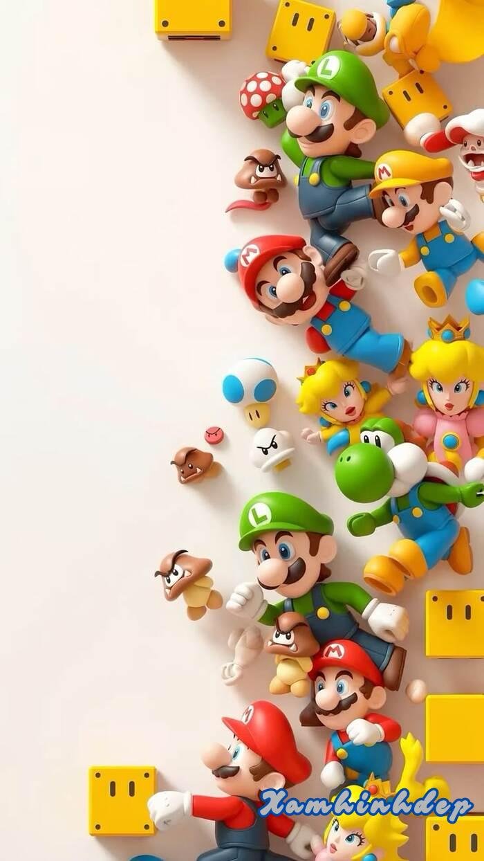 hình nền super mario đáng yêu