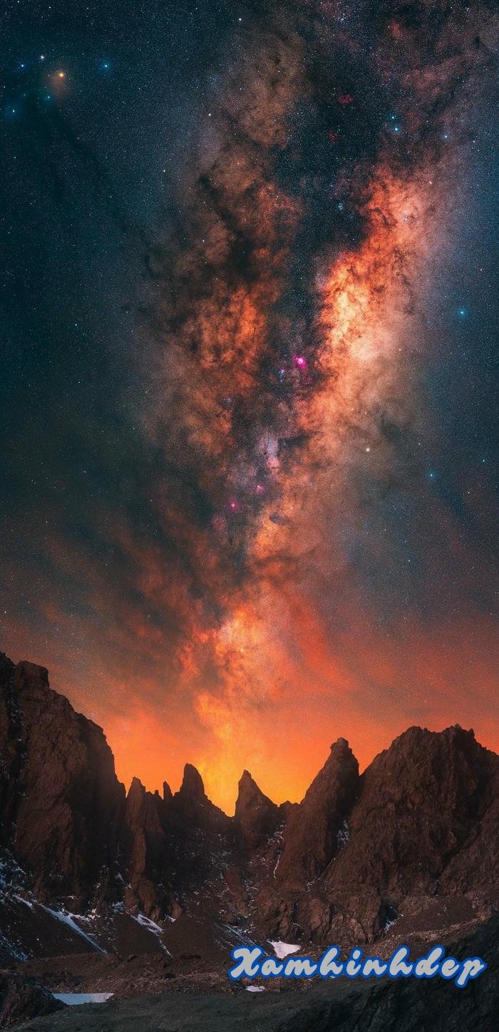 hình nền thiên hà ảo hd
