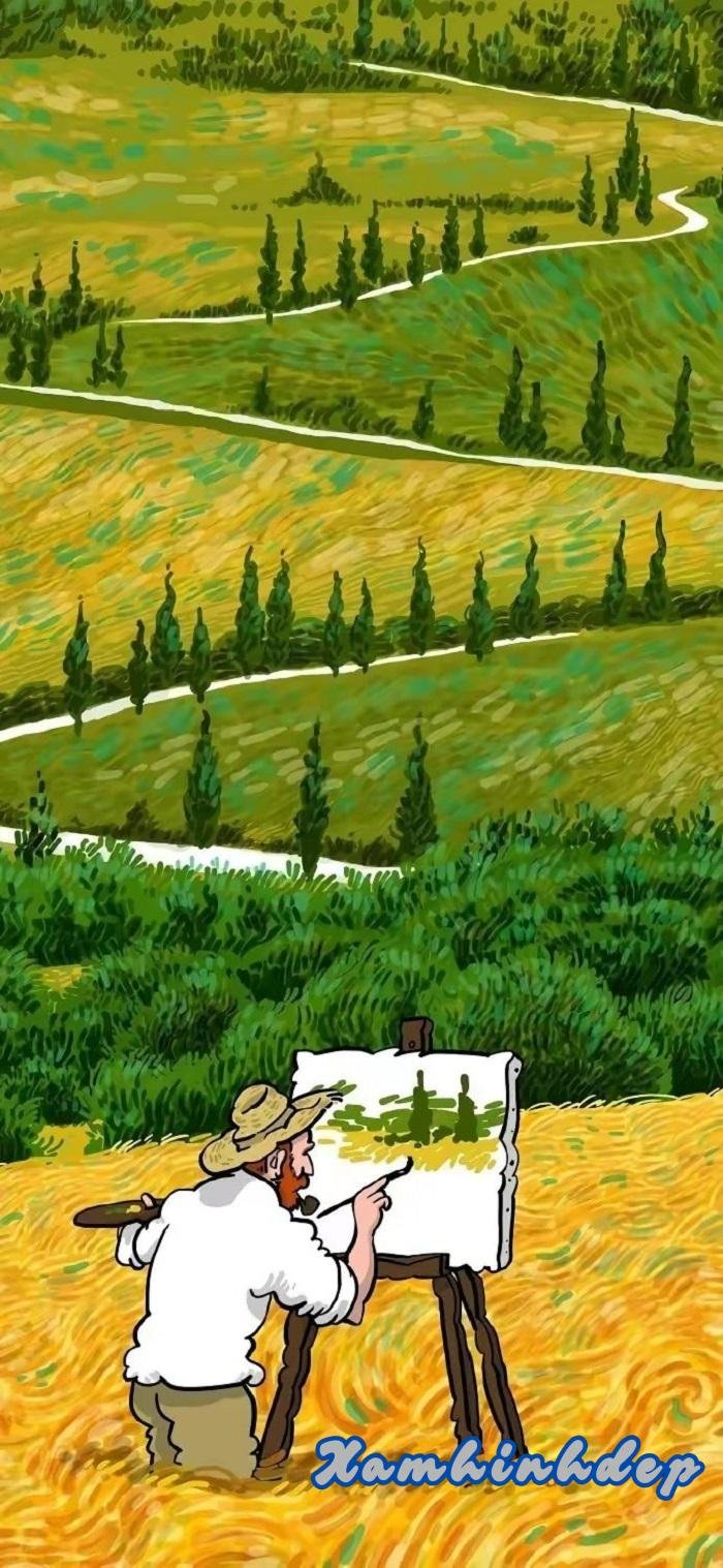 hình nền van gogh nghệ thuật full hd