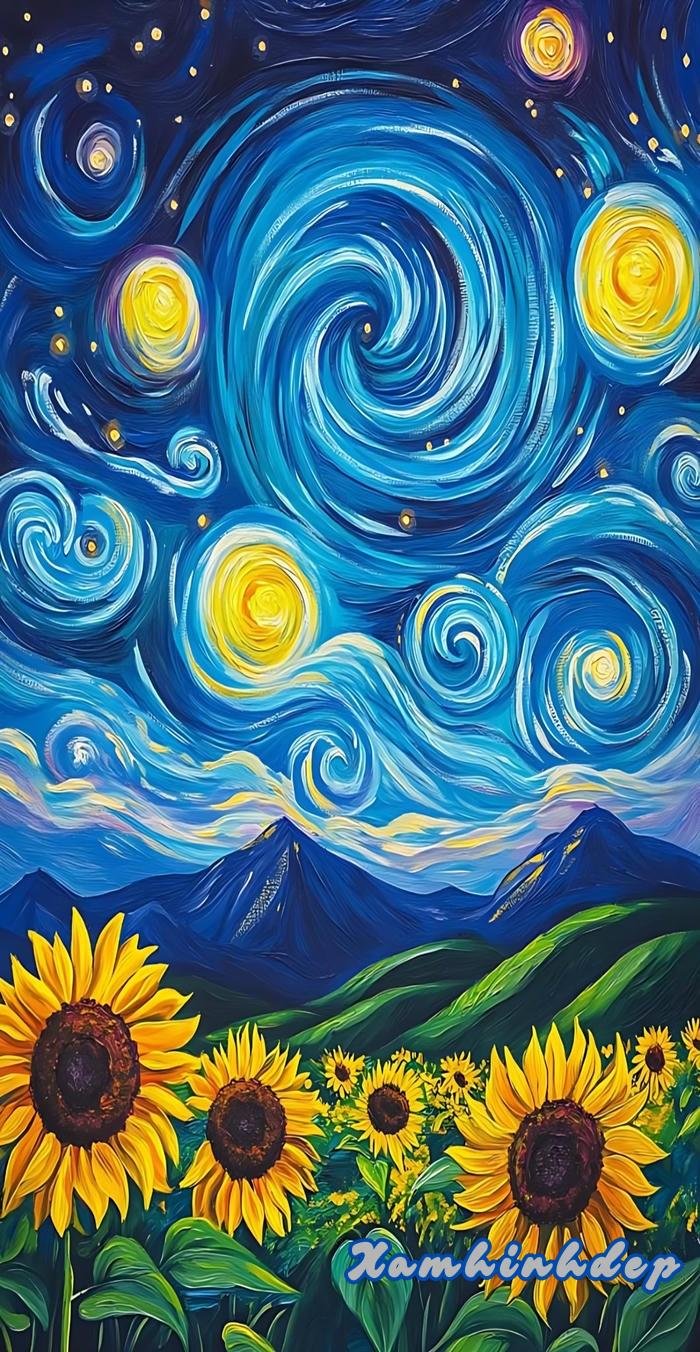 hình nền van gogh nghệ thuật hot