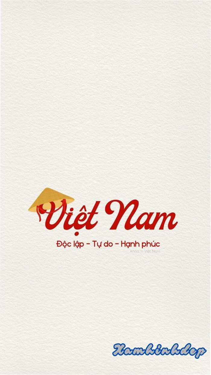 hình nền yêu nước font chữ hd