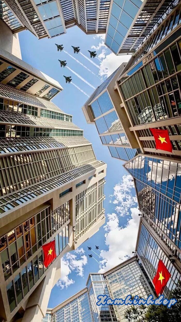 hình nền yêu nước tòa nhà